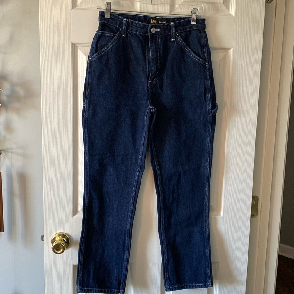 Lee “Vintage Modern” high rise carpenter jeans. Size 27